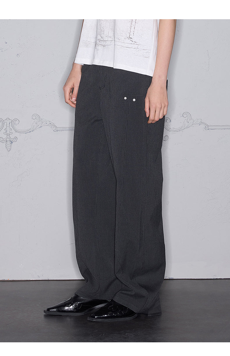 Classic Striped Casual Pants