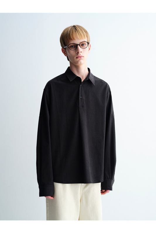 Half-Head Button-Down Shirt