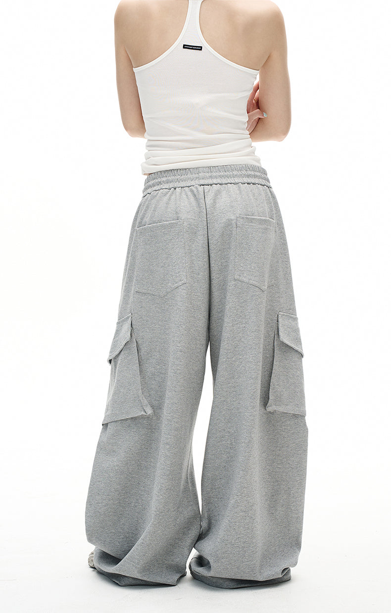 Multi-pocket design sweatpants