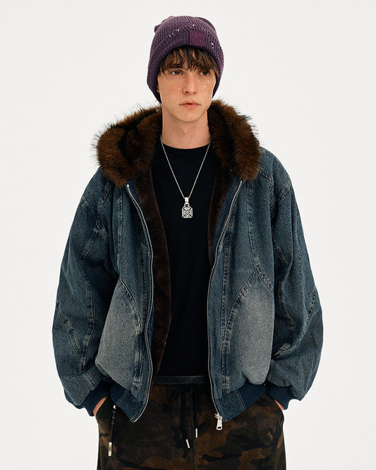 Streetwear Washed Denim Jacket