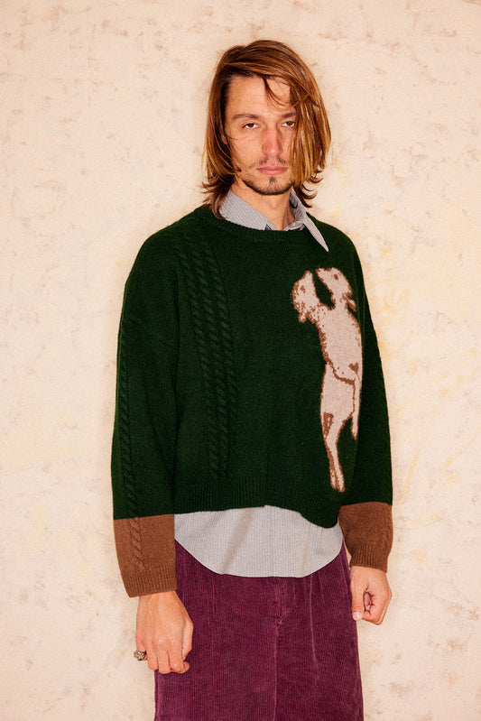 Round Neck Pullover Sweater