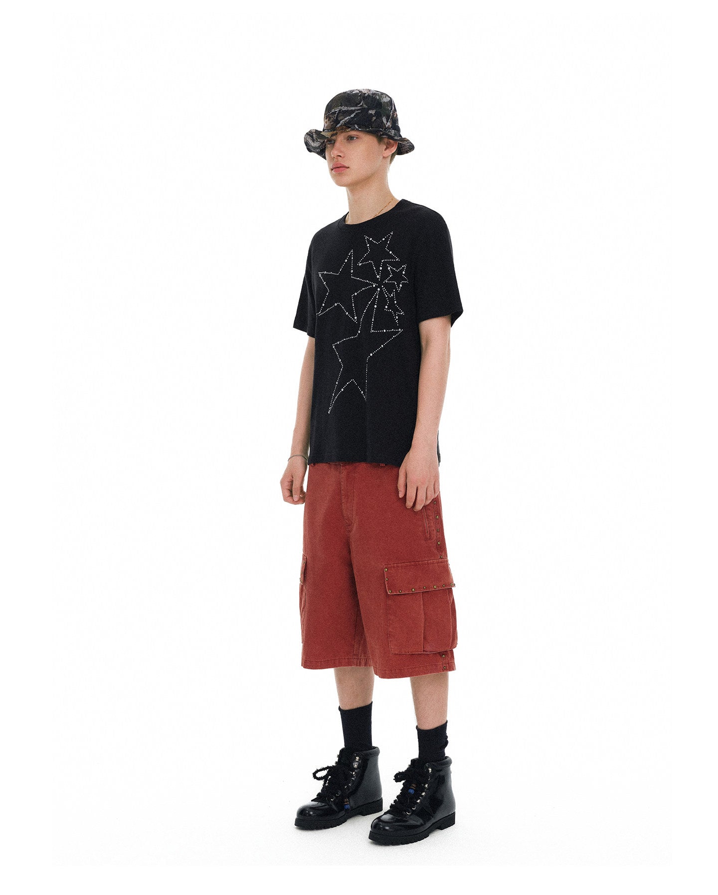 Hot Diamond Round-Neck T-Shirt