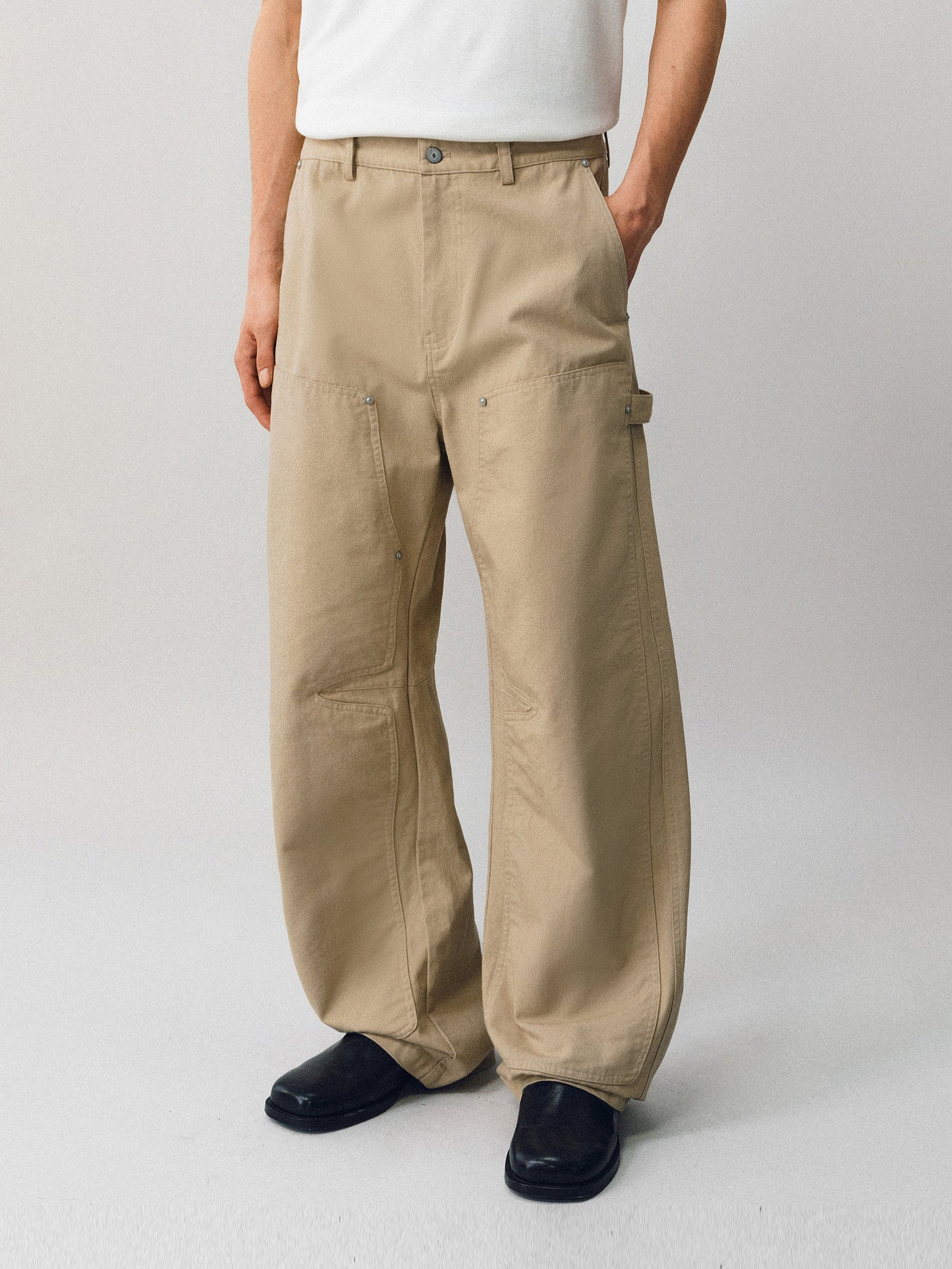 Curved-Blade Work Pants