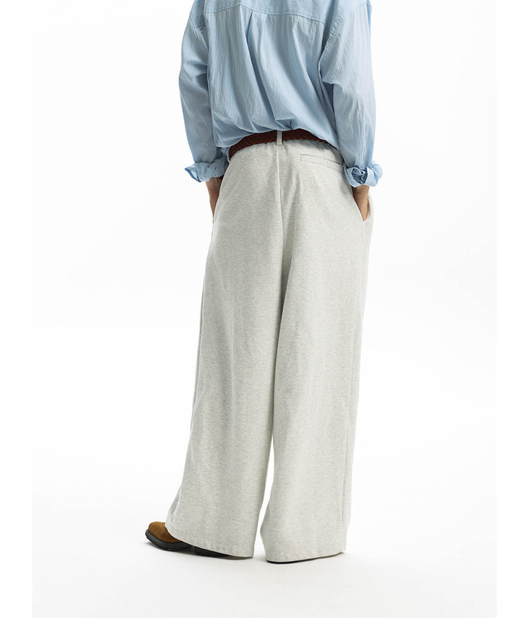 Wide Knit Casual Pants