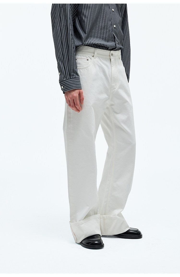 High-Twist Narrow-Width Jeans