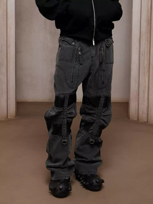 Unique Design Denim Pants
