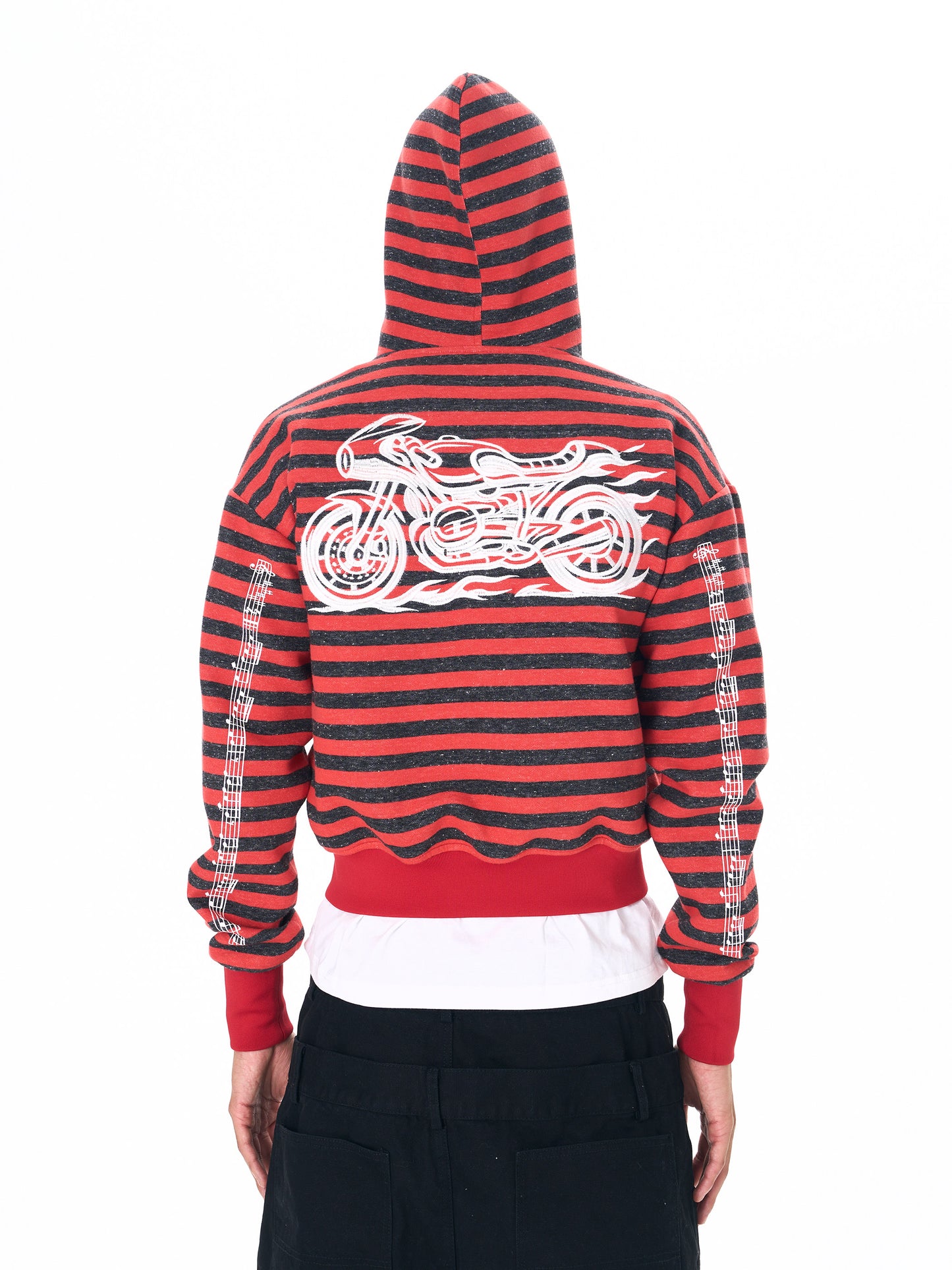 Embroidered Hooded Sweatshirt