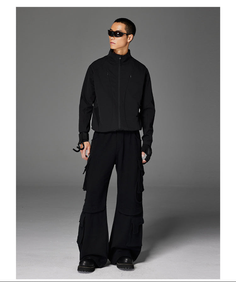 Stand Collar Clean Fit Jacket