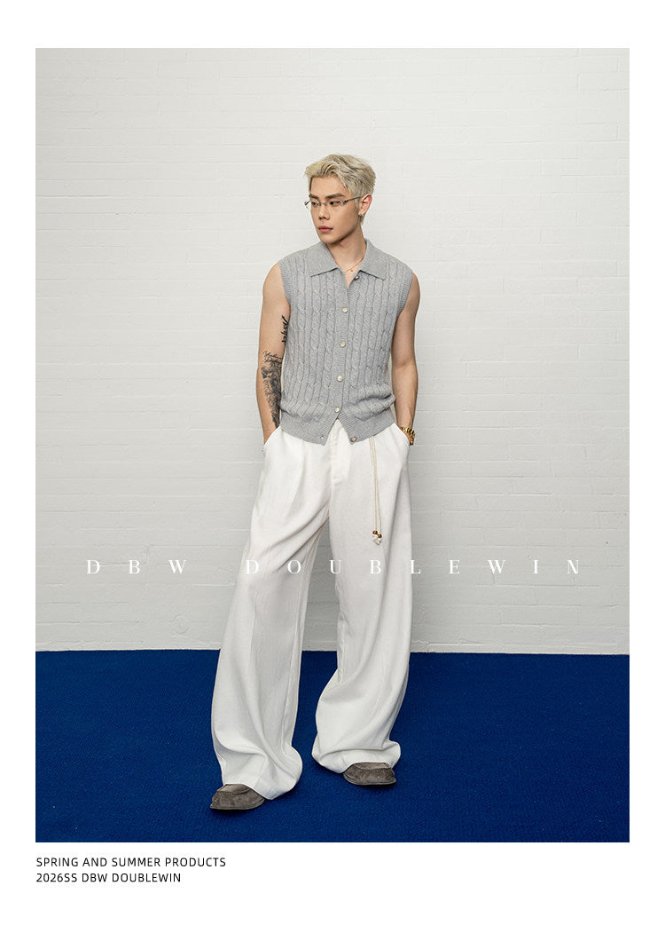 Drape-style Casual Pants