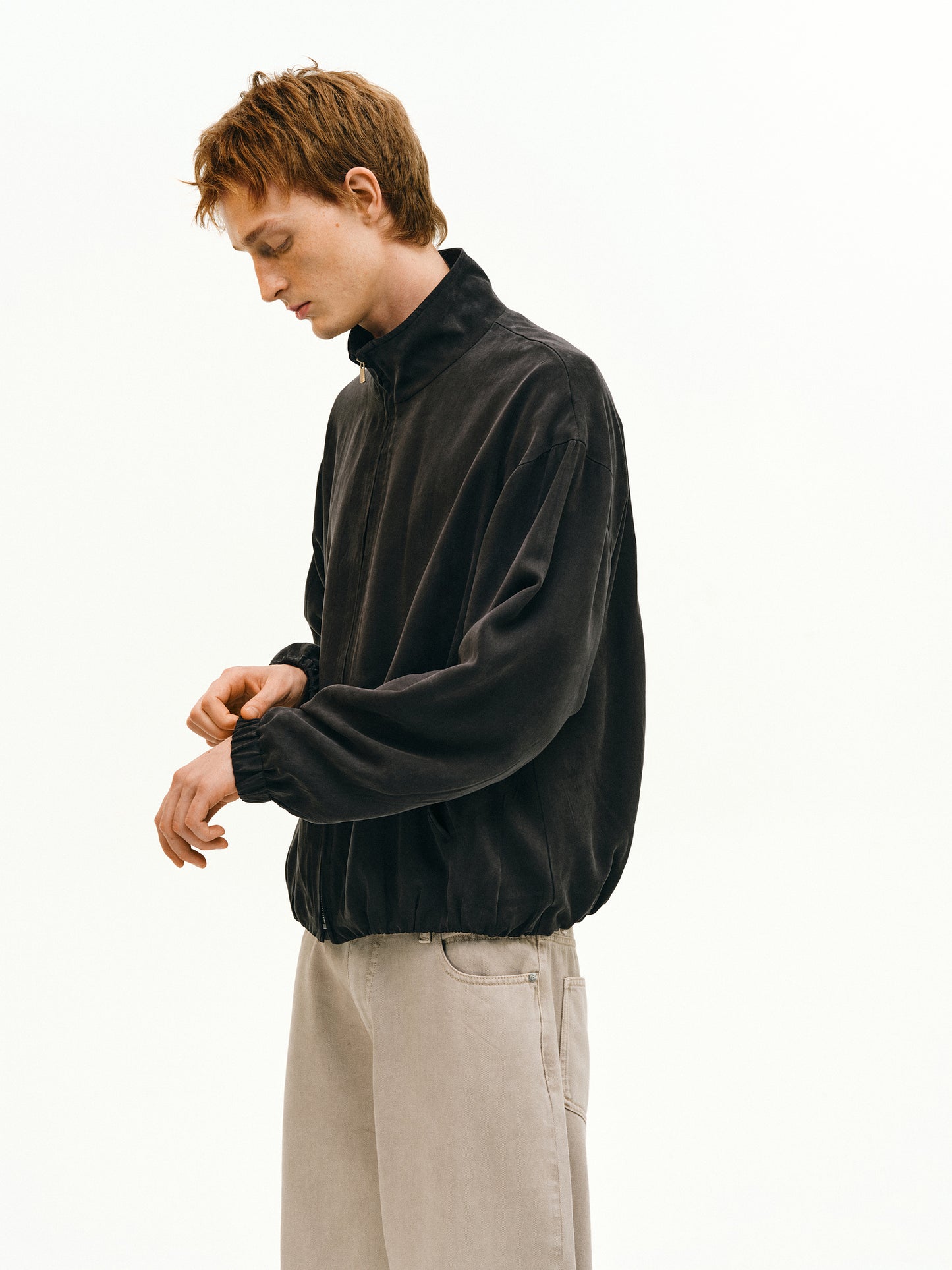 Stand Collar Balloon Jacket