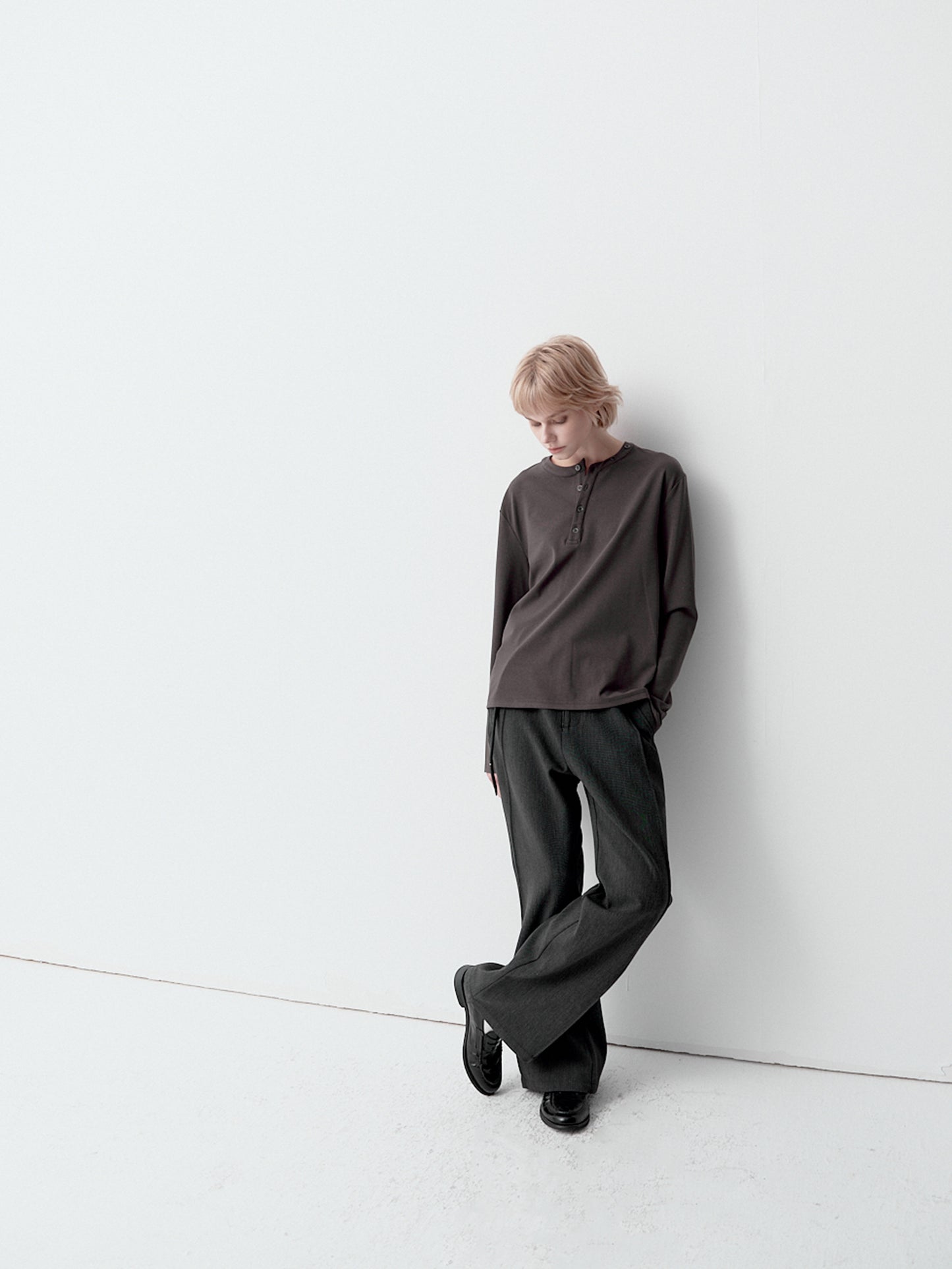 세미 와이드 팬츠