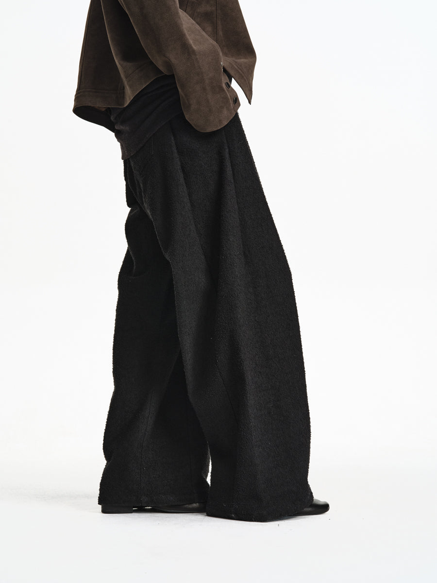 Custom-Woven Twill Casual Pants