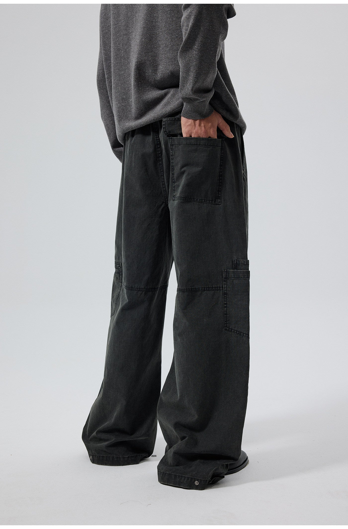 Distressed Cargo Pants