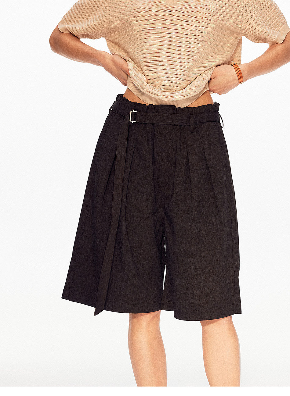 No-Iron Loose-Fit Shorts