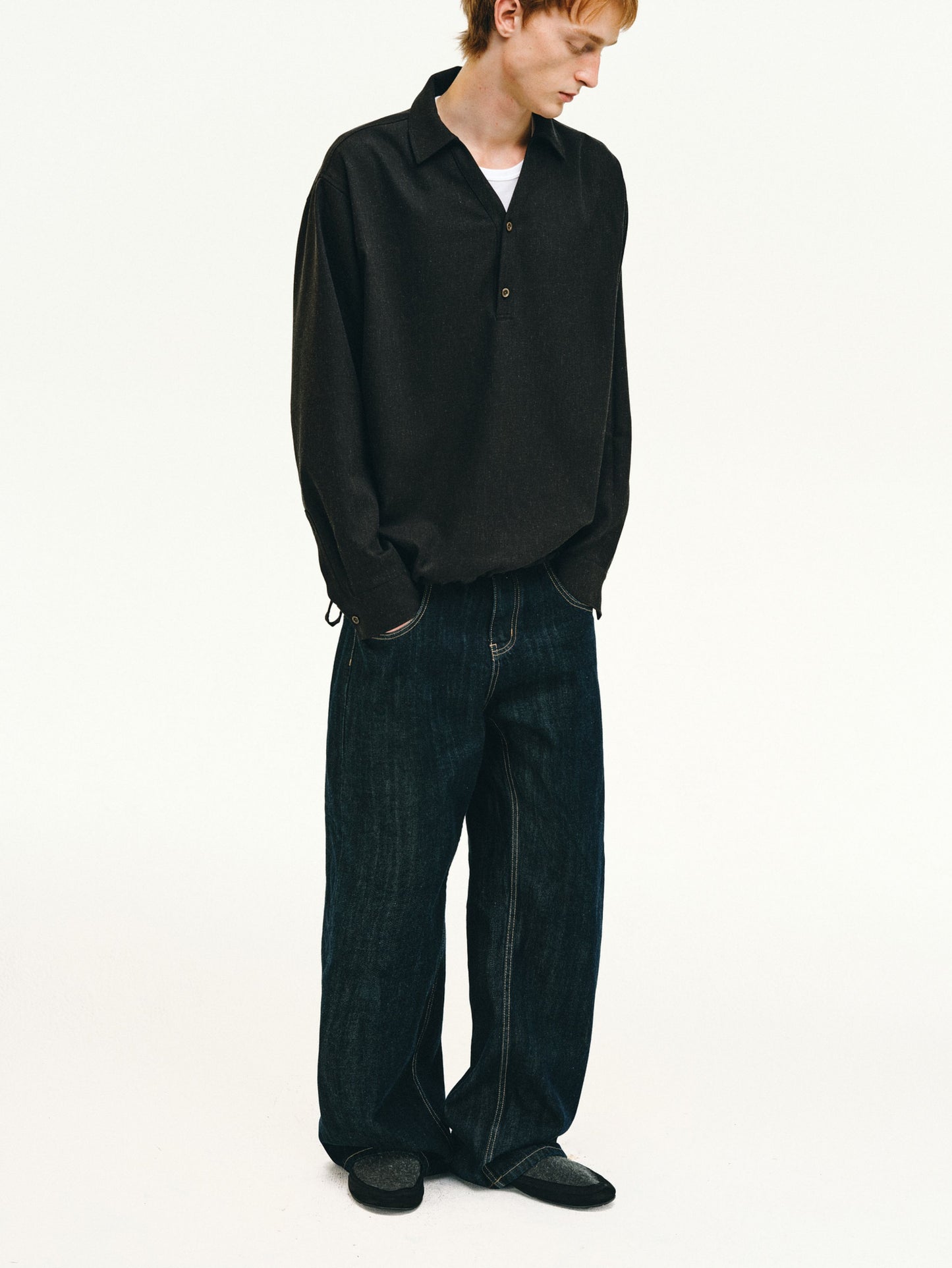 Drawstring Polo Shirt