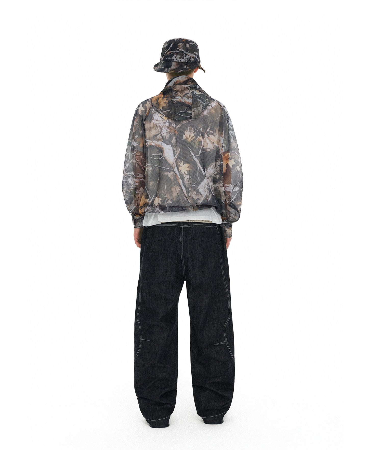 Sickle-Cut All-Season Denim Pants
