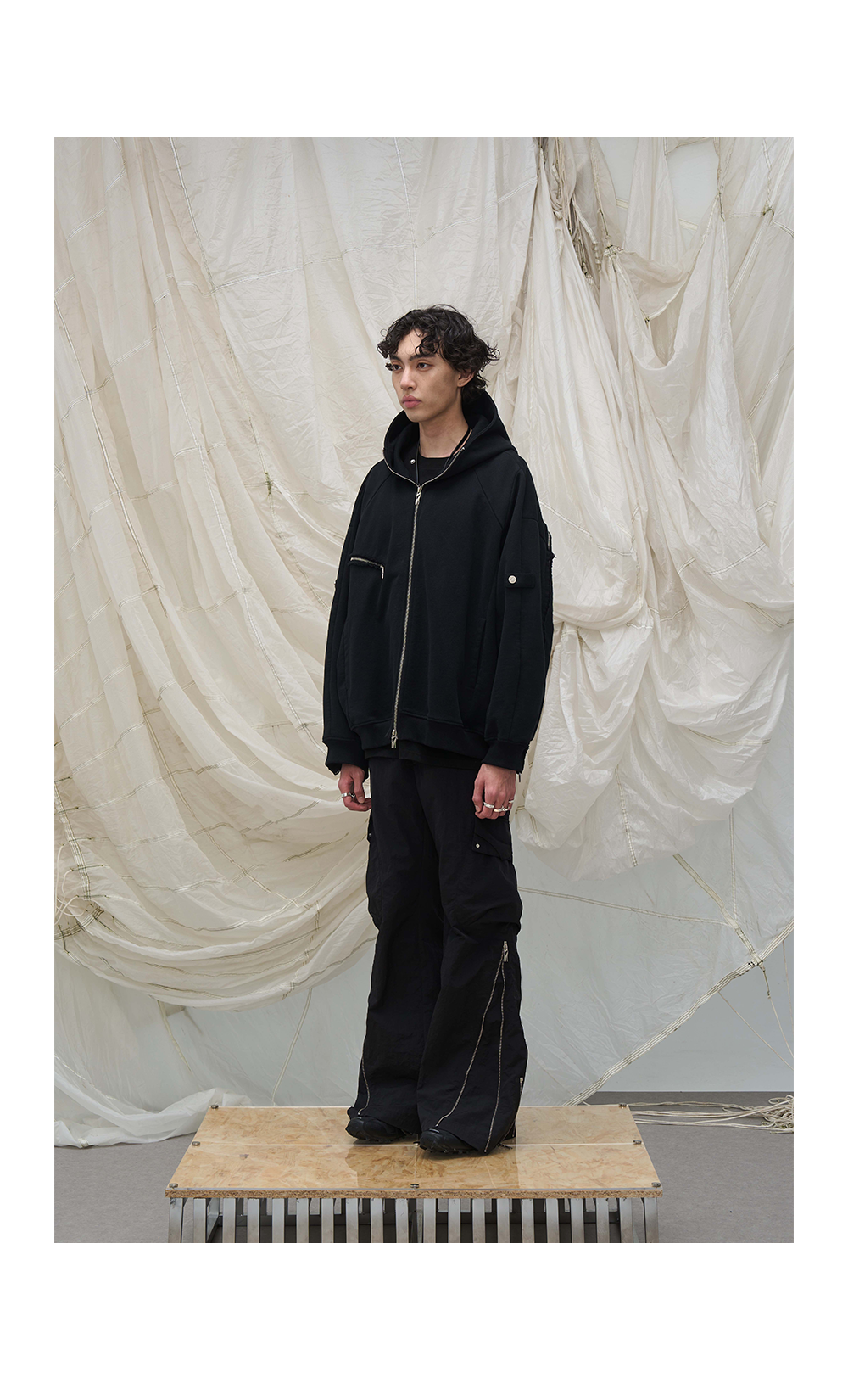 Detachable Zipper Sweatshirt