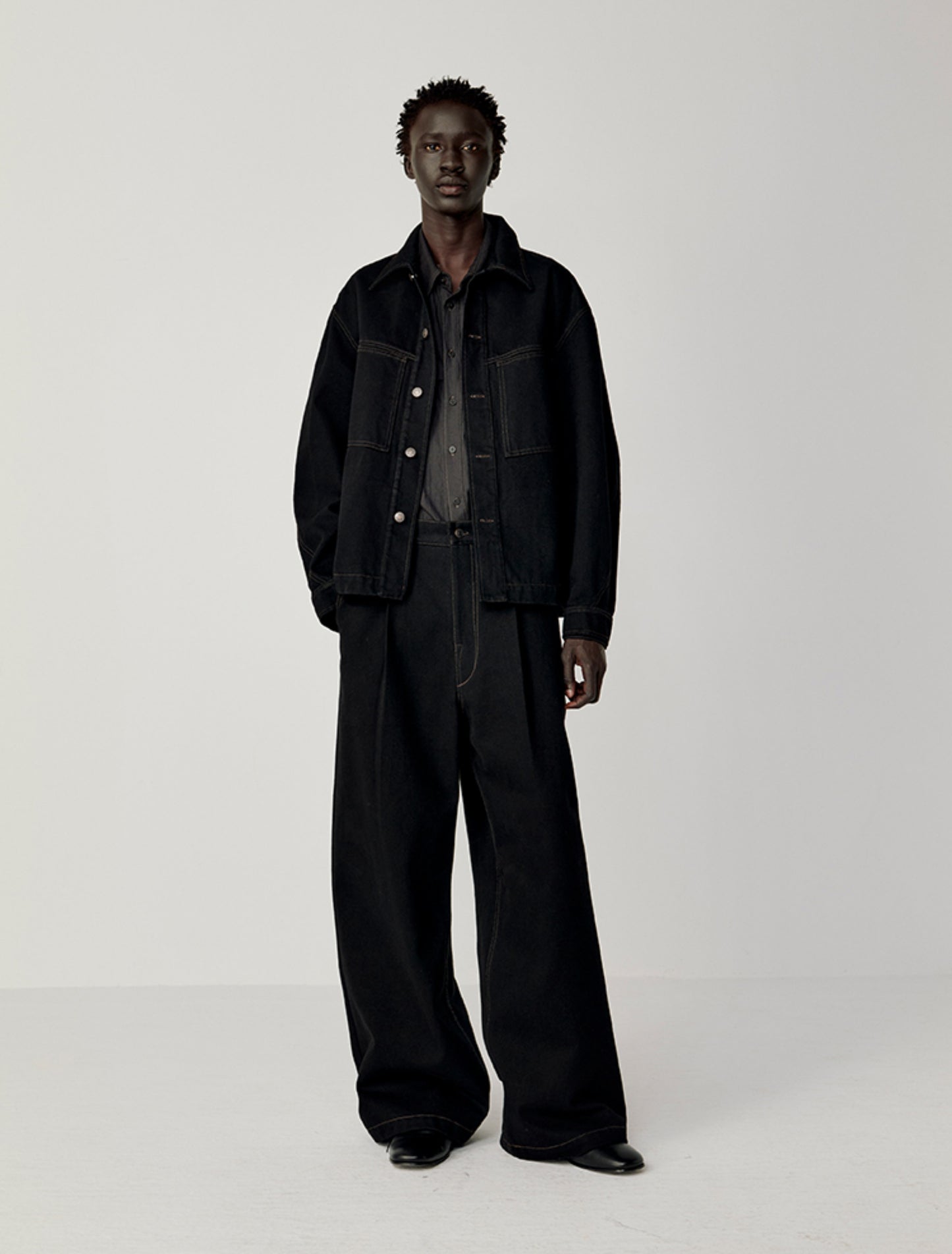 Patch Pocket Loose Jacket