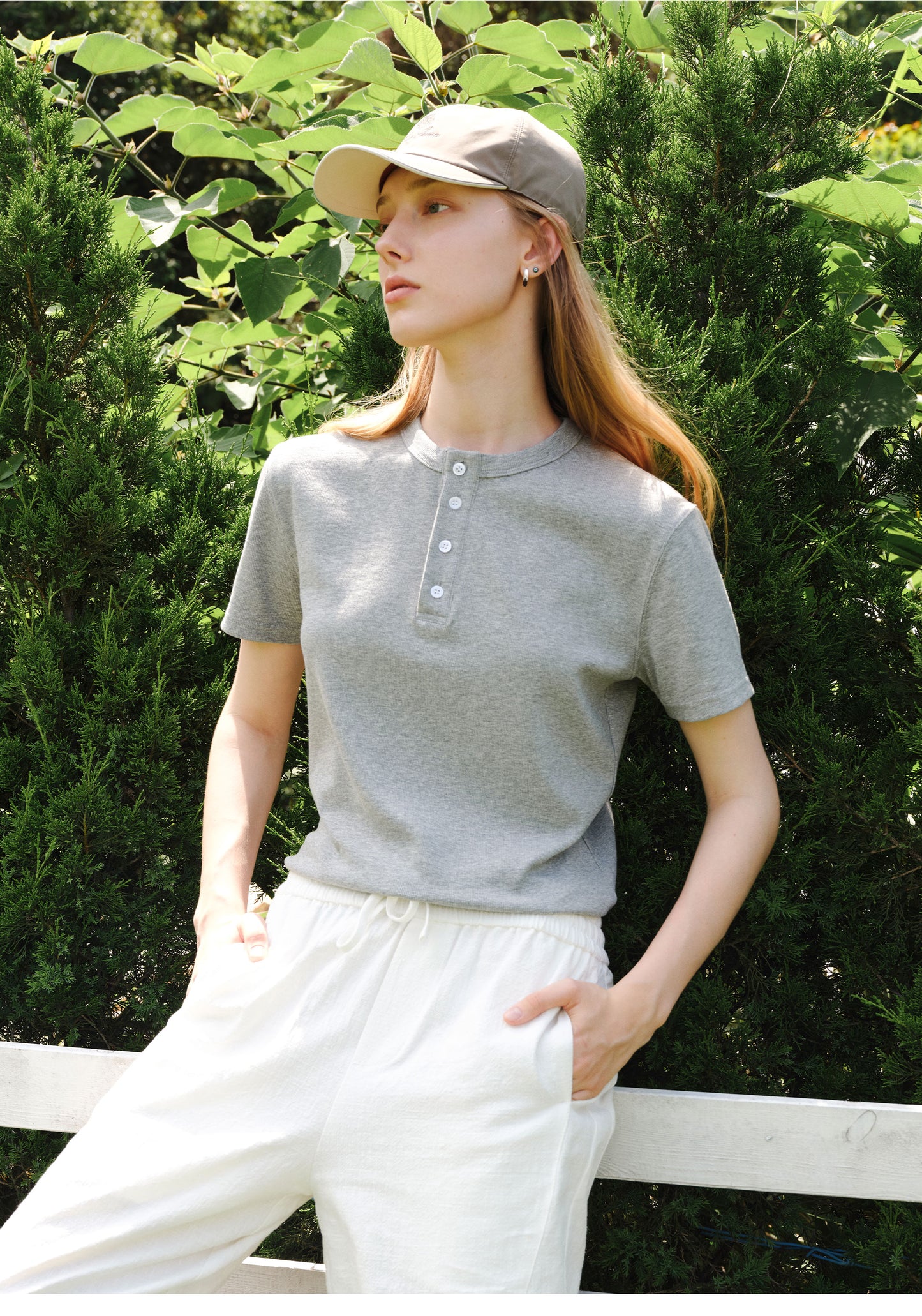 Henry Collar Slim-Fit T-Shirt