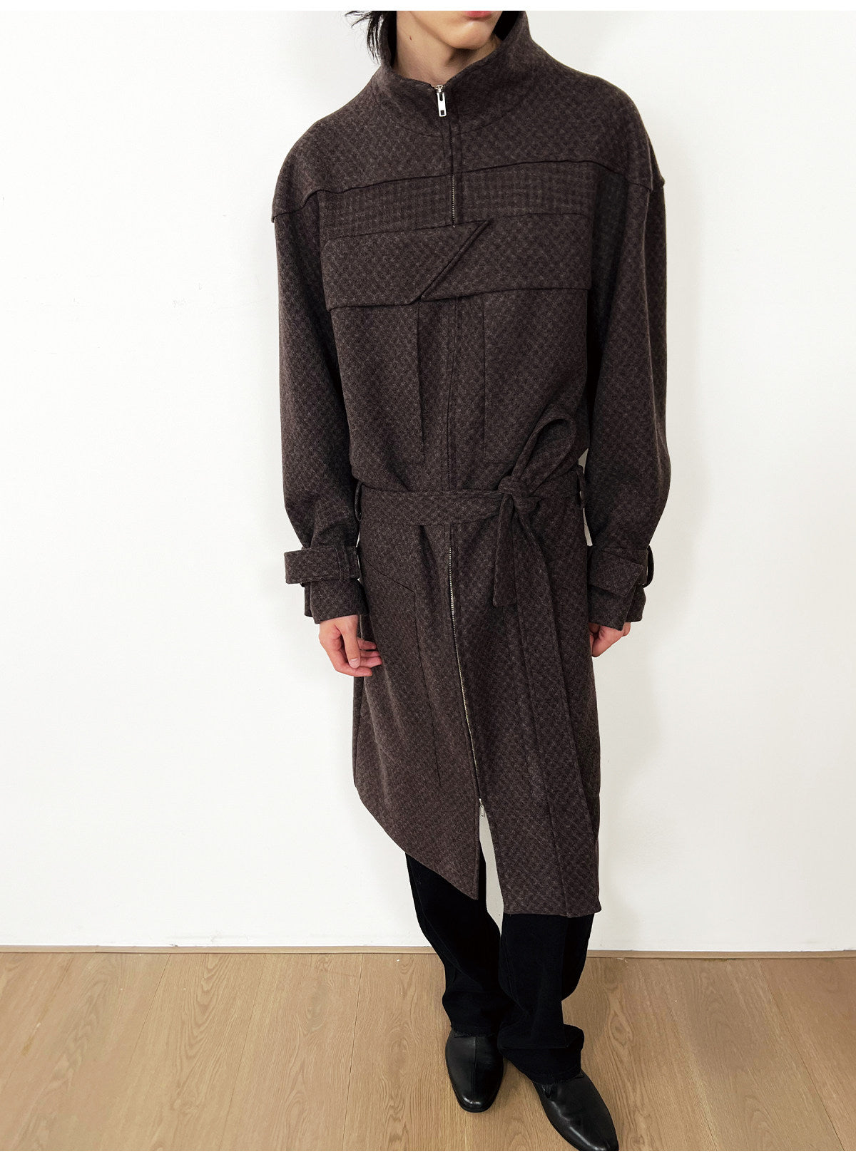 Slightly Loose Fit Wool Coat