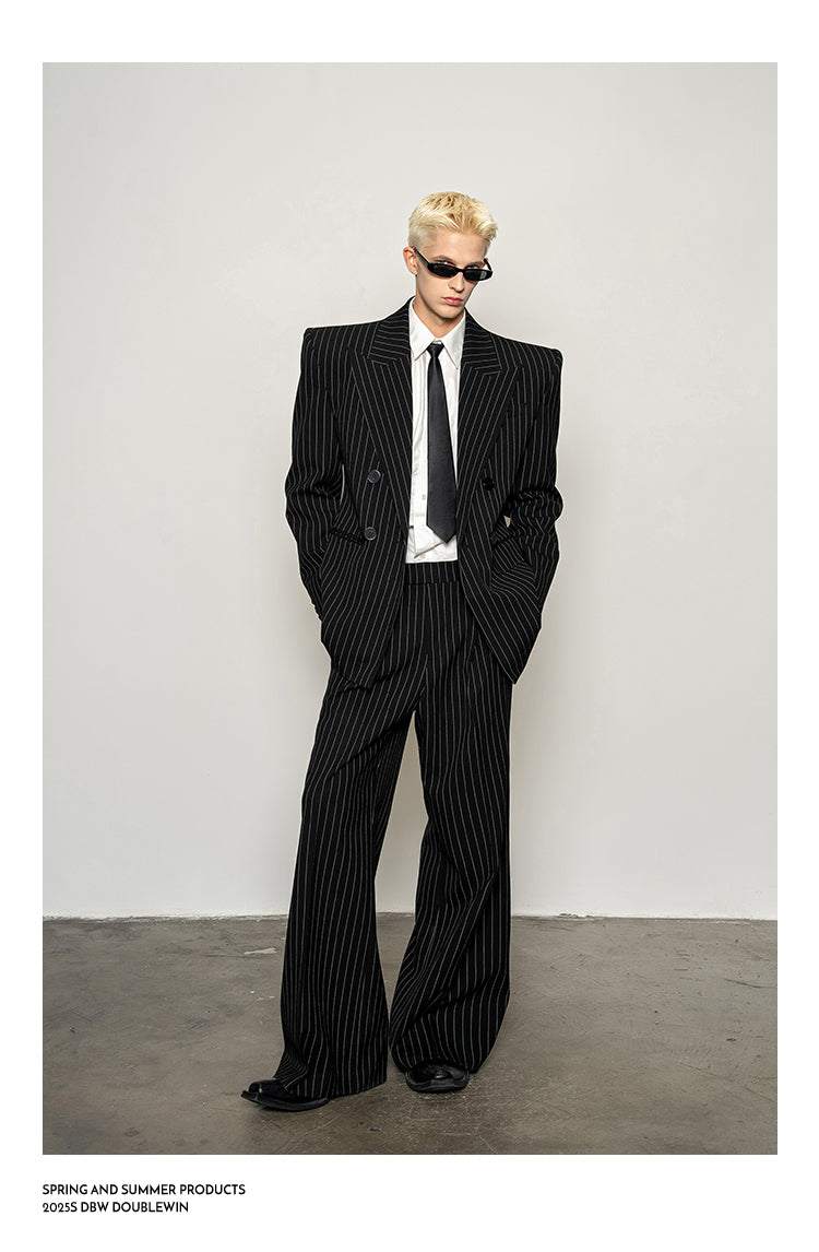 High-Quality Straight-Shoulder Suit