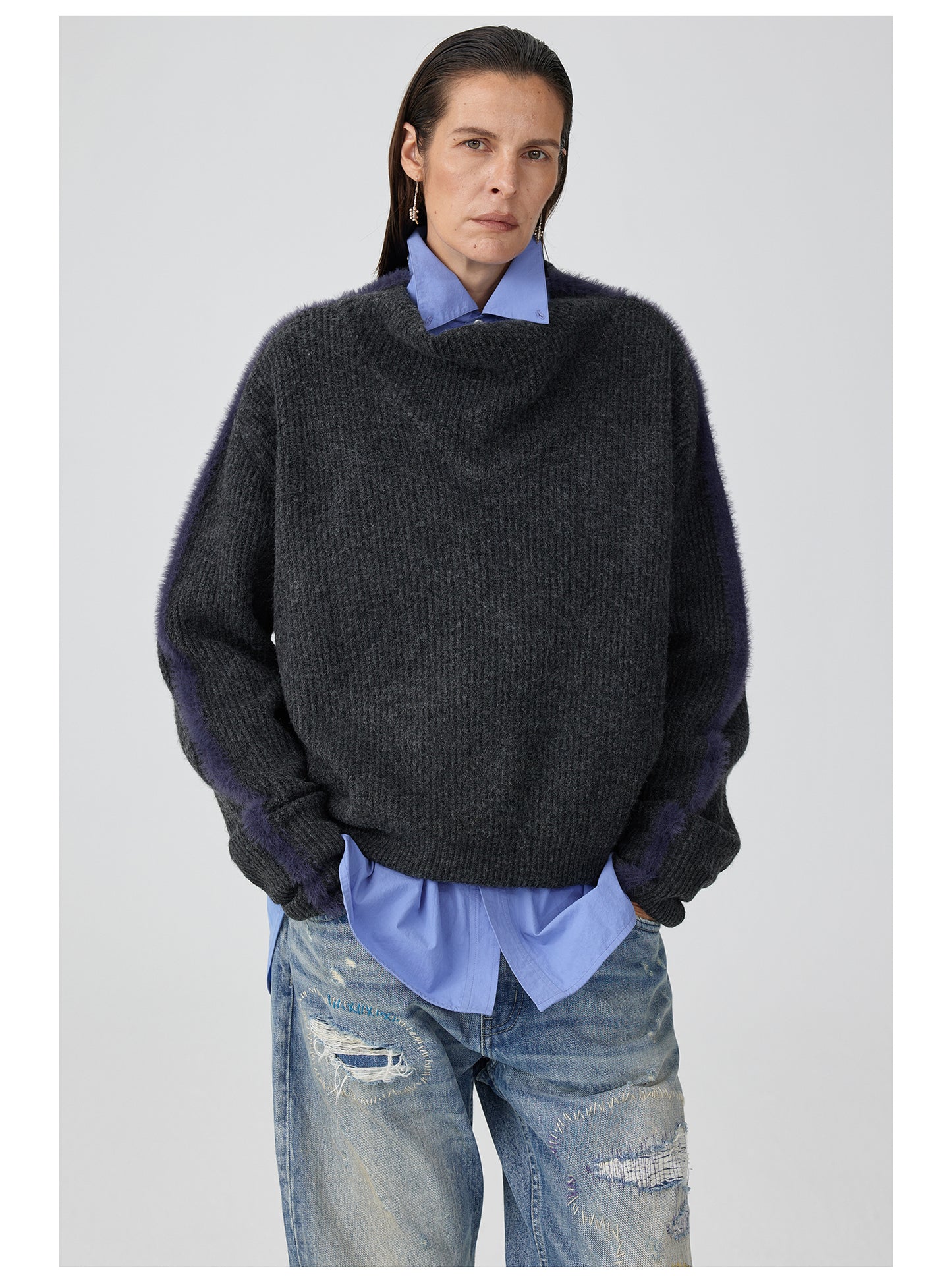 Swing Collar Sweater