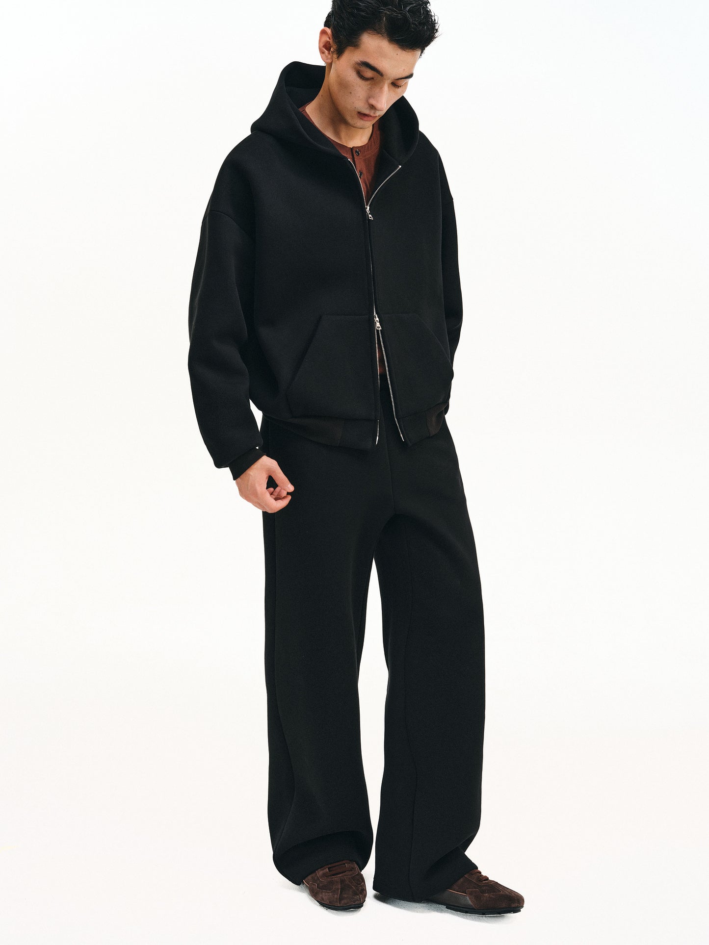 Heavy-textured sweatpants