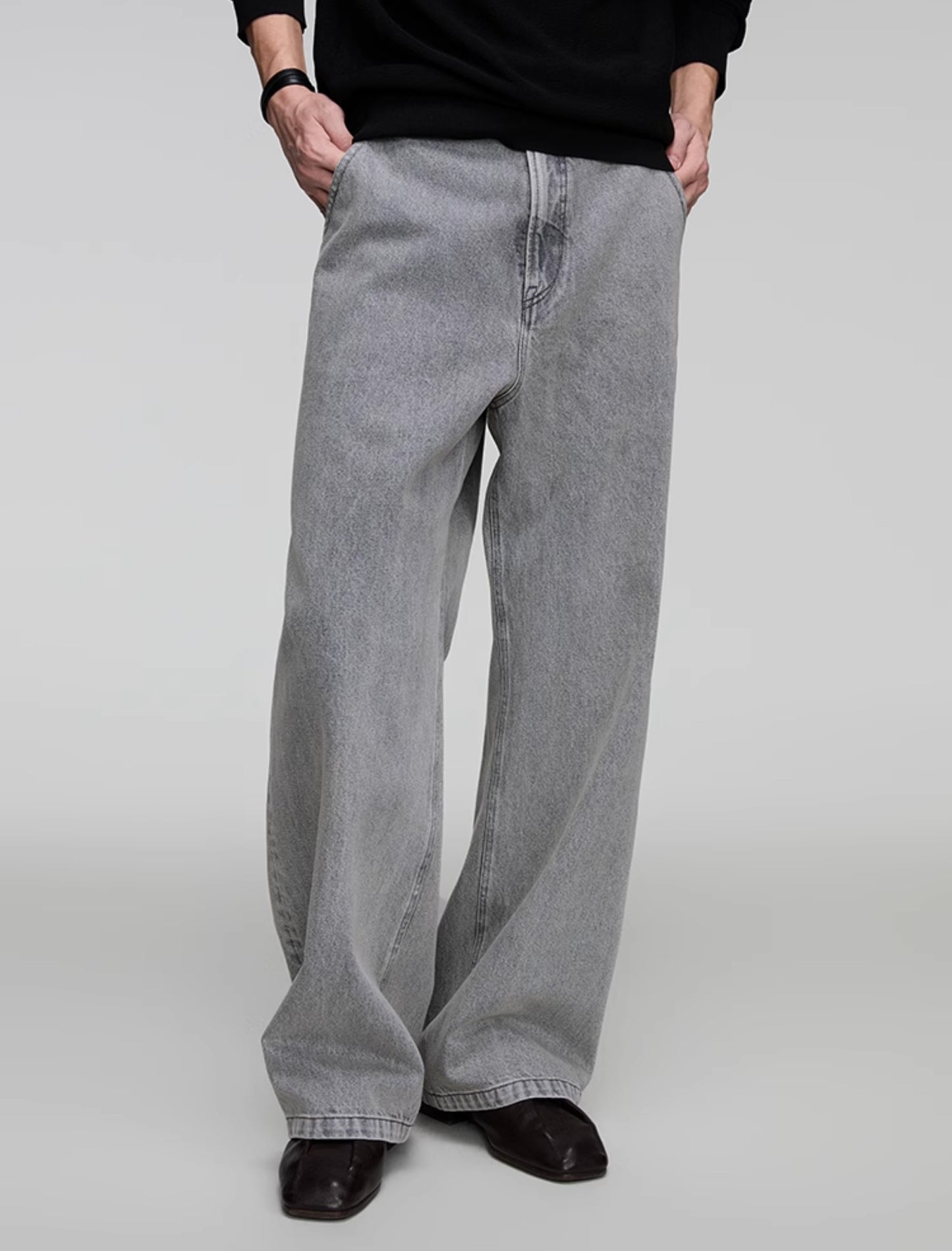 Straight Loose Denim Pants