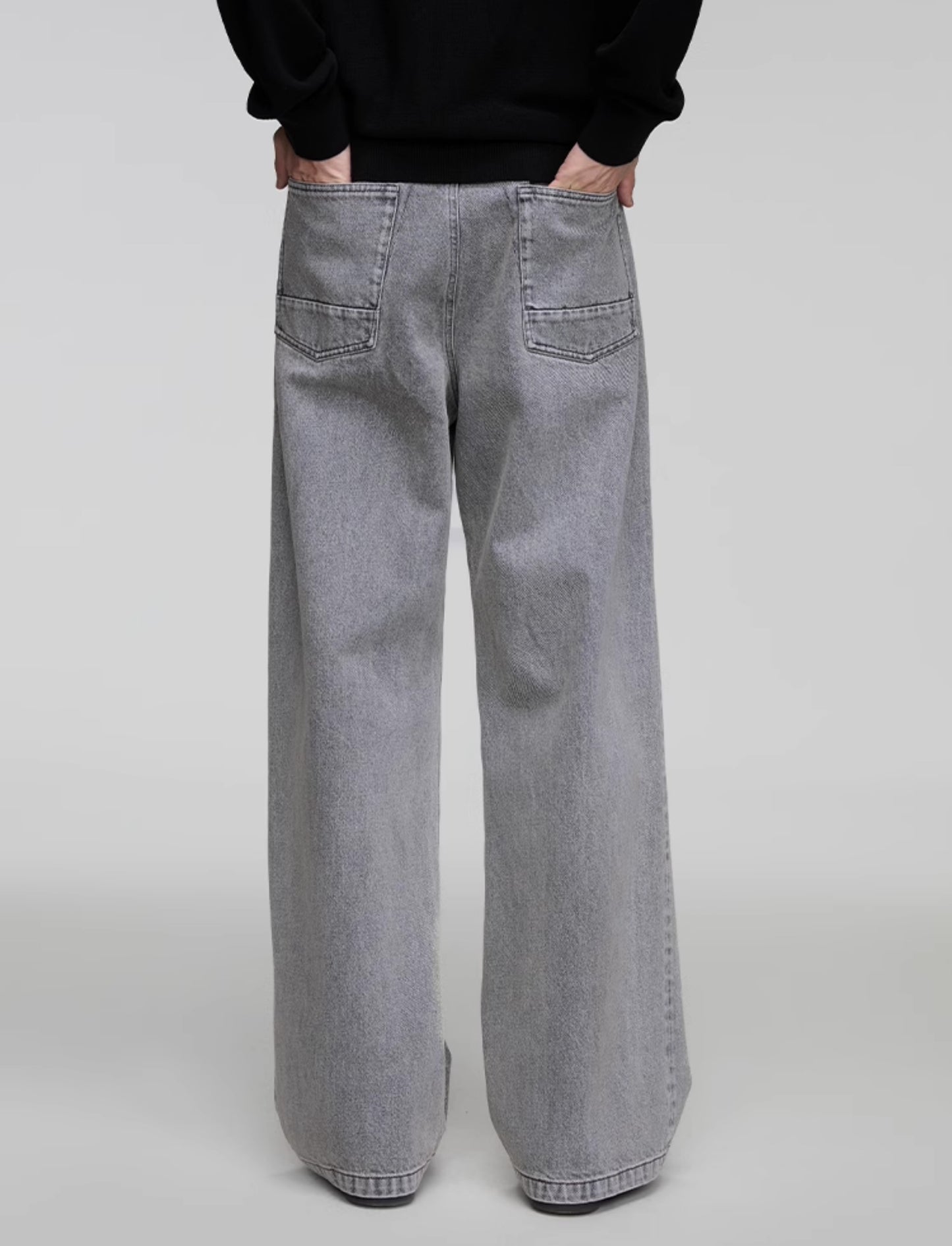 Straight Loose Denim Pants
