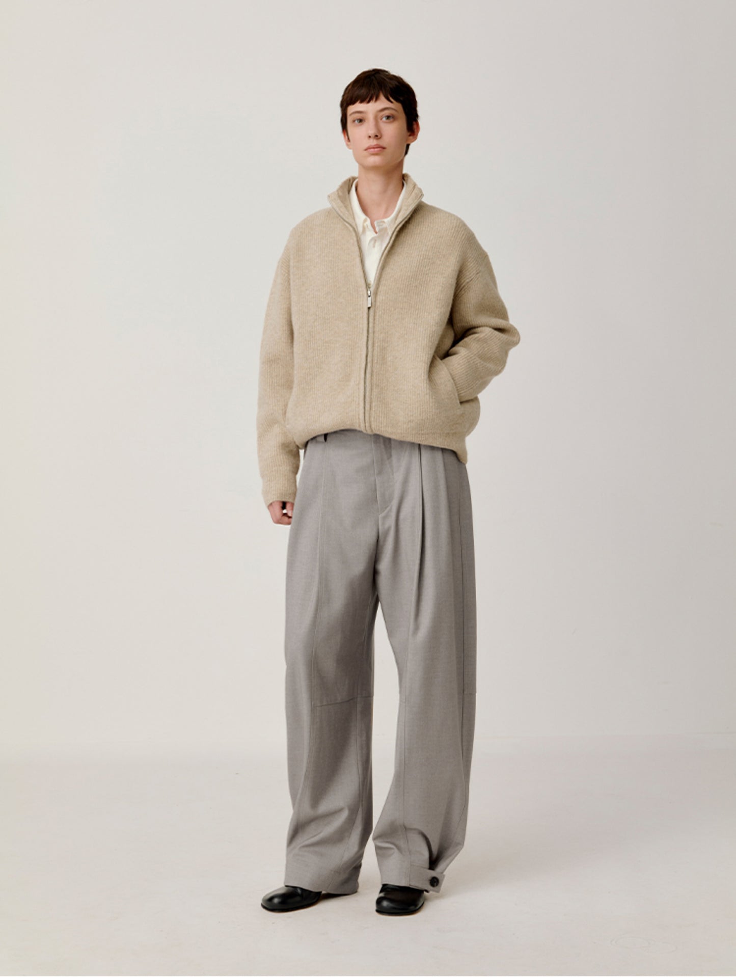 Double Zipper Cardigan