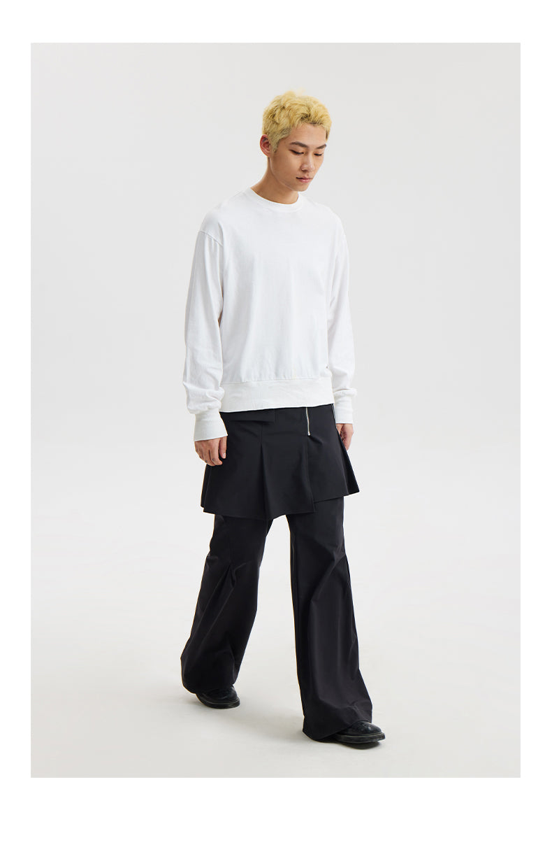 Pleated skirts and pants