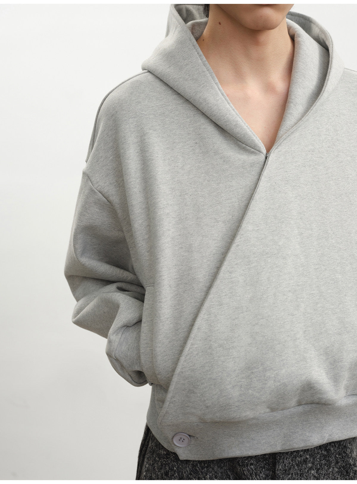 Crossover Hooded Sweatshirt