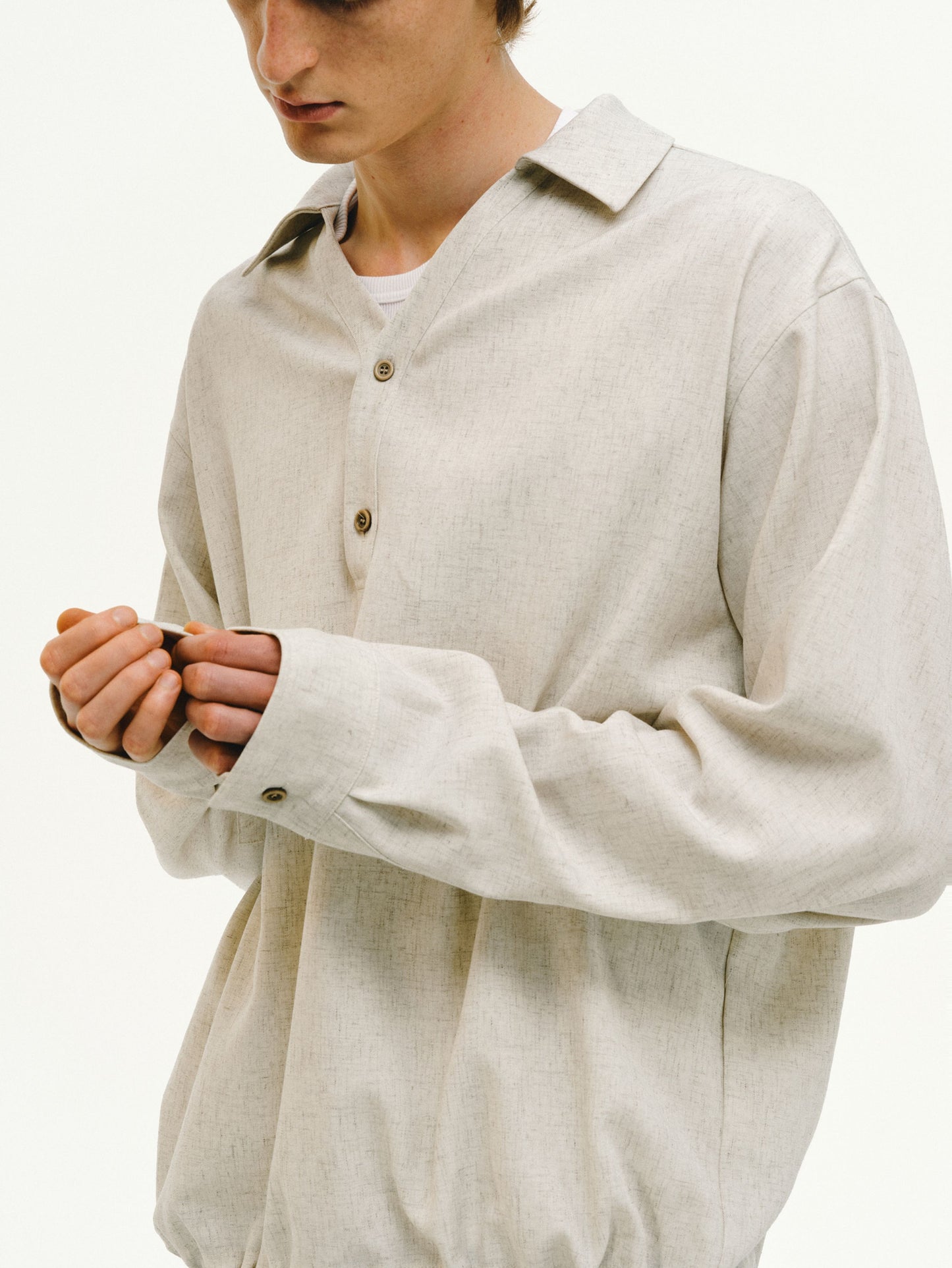 Drawstring Polo Shirt
