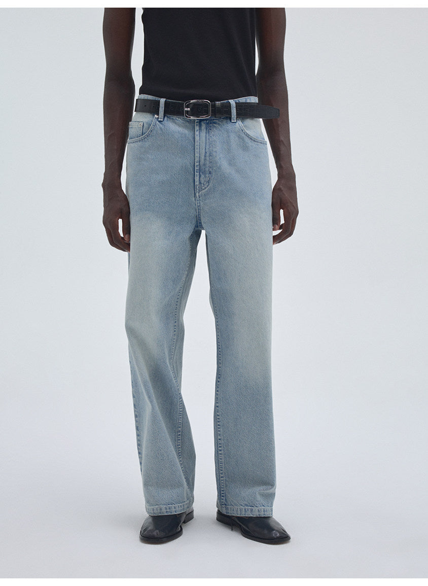 Vintage-Wash Fit Jeans
