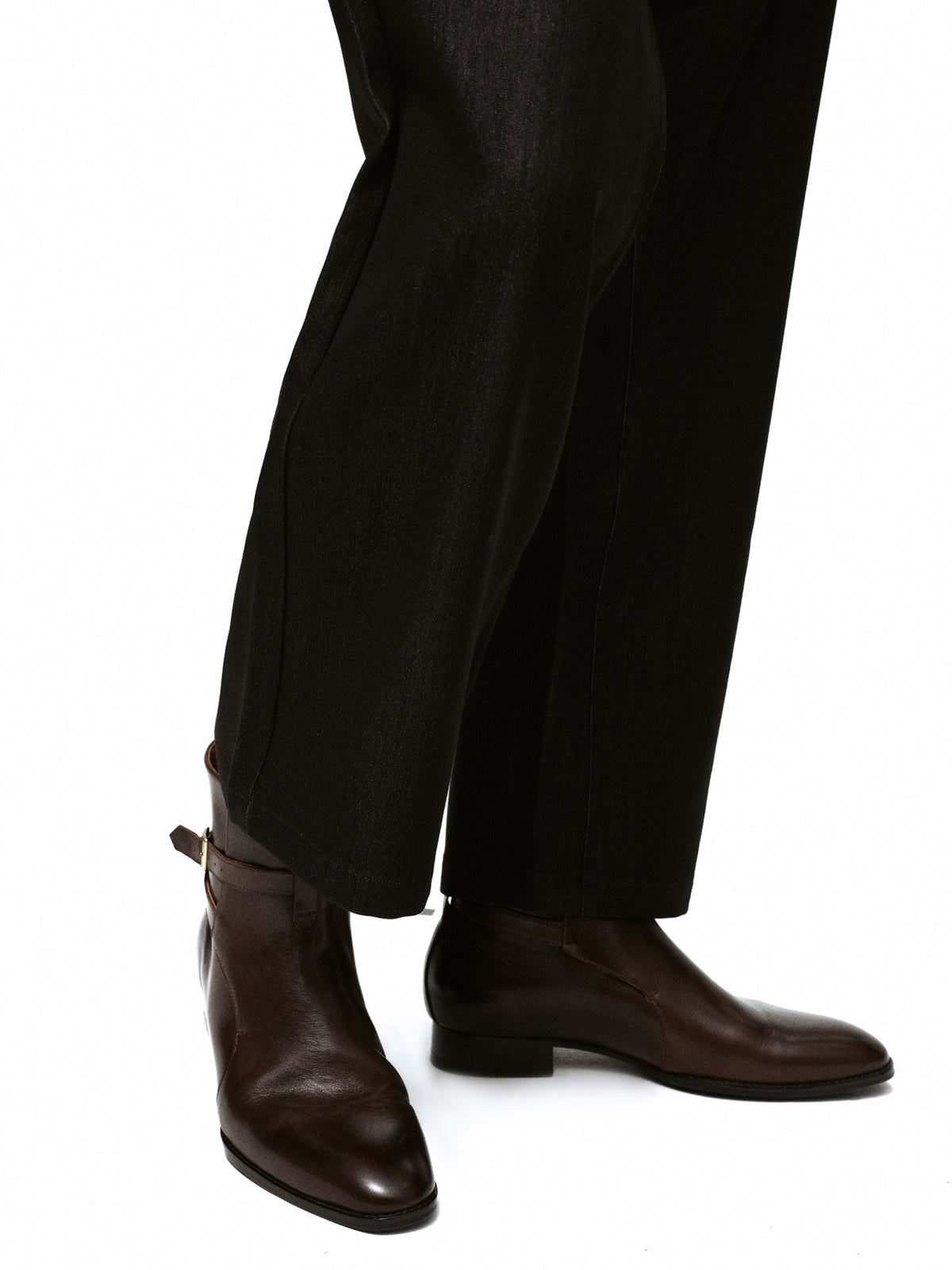 Short Boots with Lace-Up Straps
