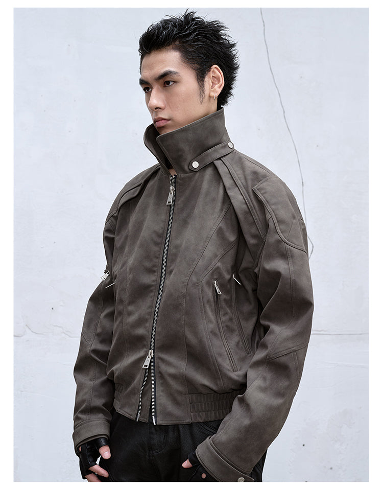 Microfiber Leather Jacket