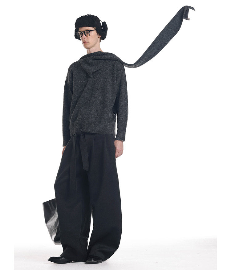 Pullover Scarf Sweater