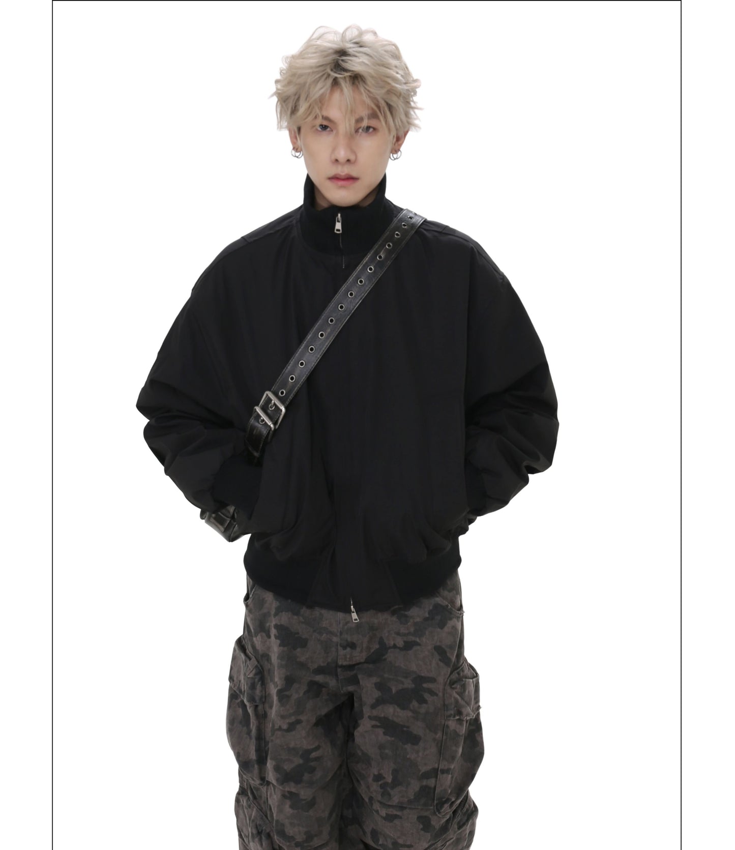 Clean Fit Stand Collar Jacket