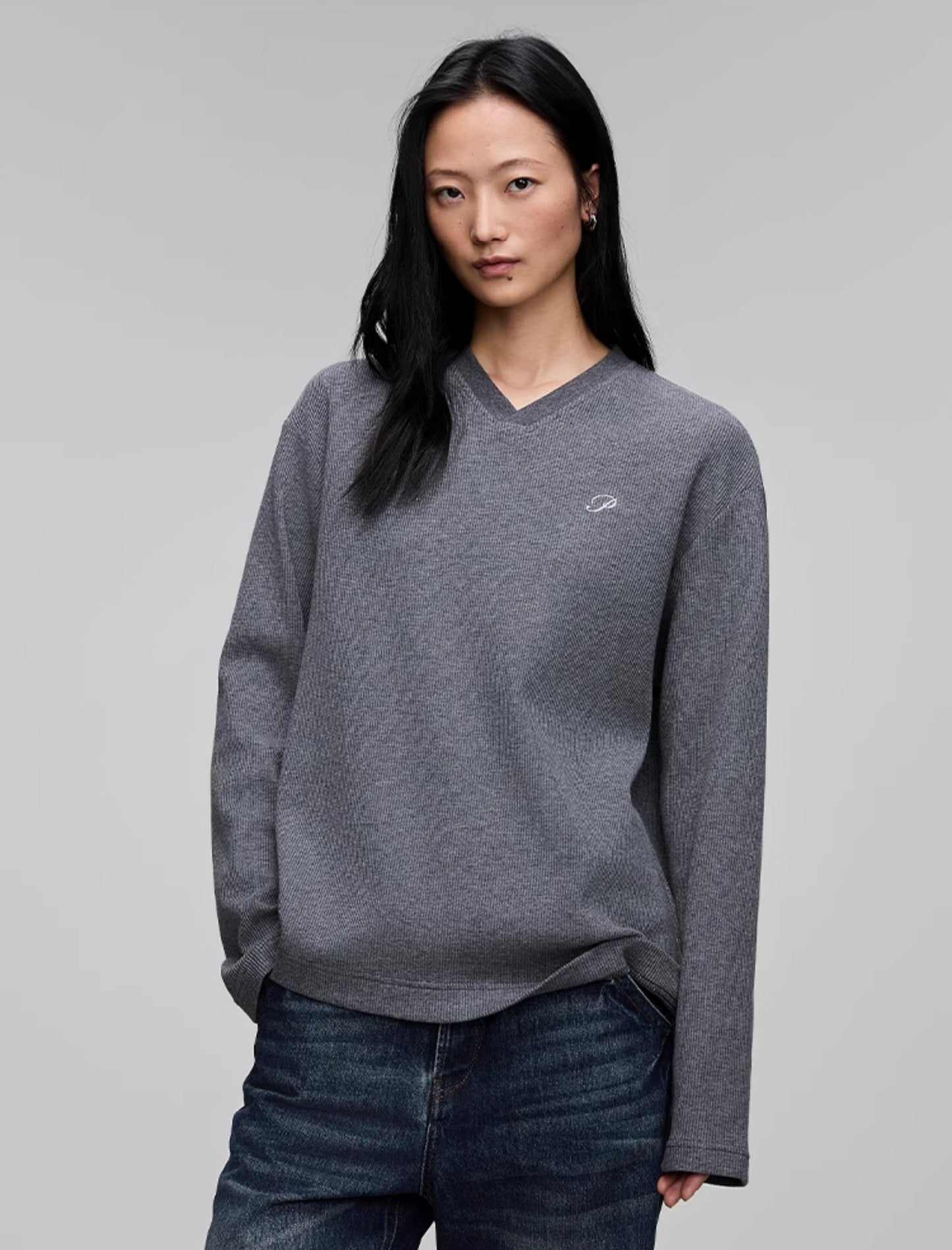 Waffle Embroidery T-Shirt