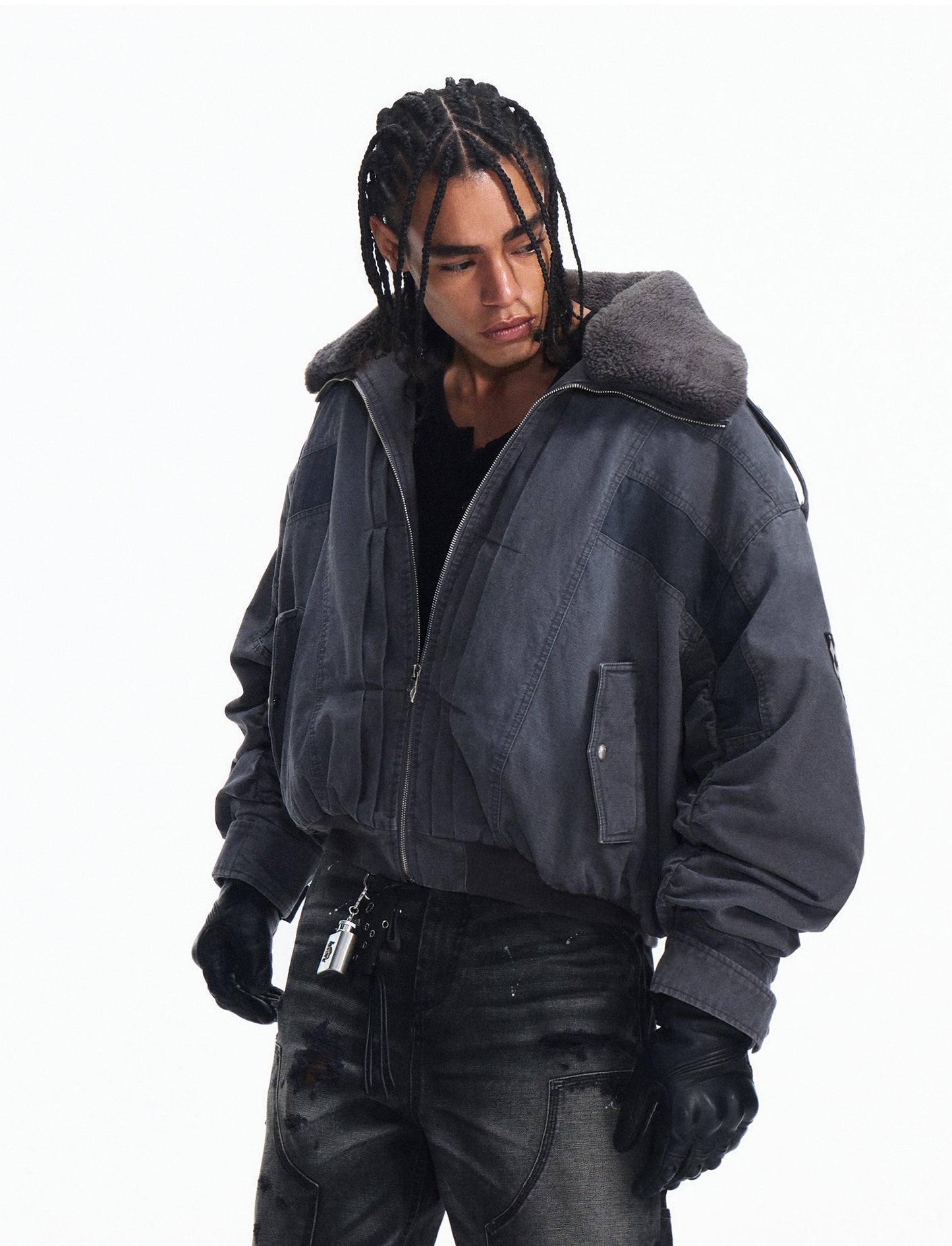 Lambskin Collar Jacket