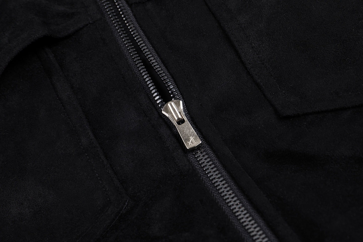 Suede multi-pocket jacket