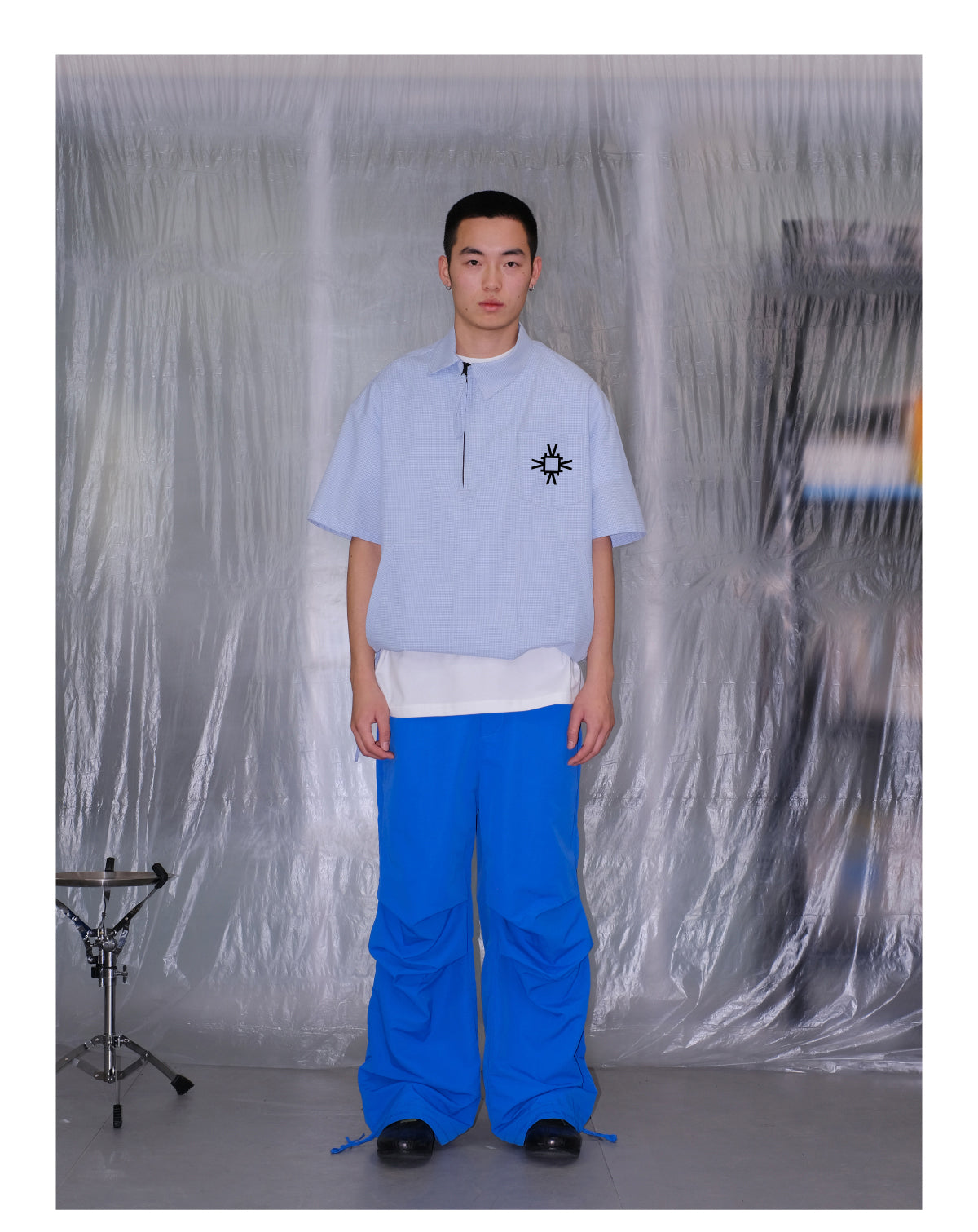 Pleated Paratrooper Pants