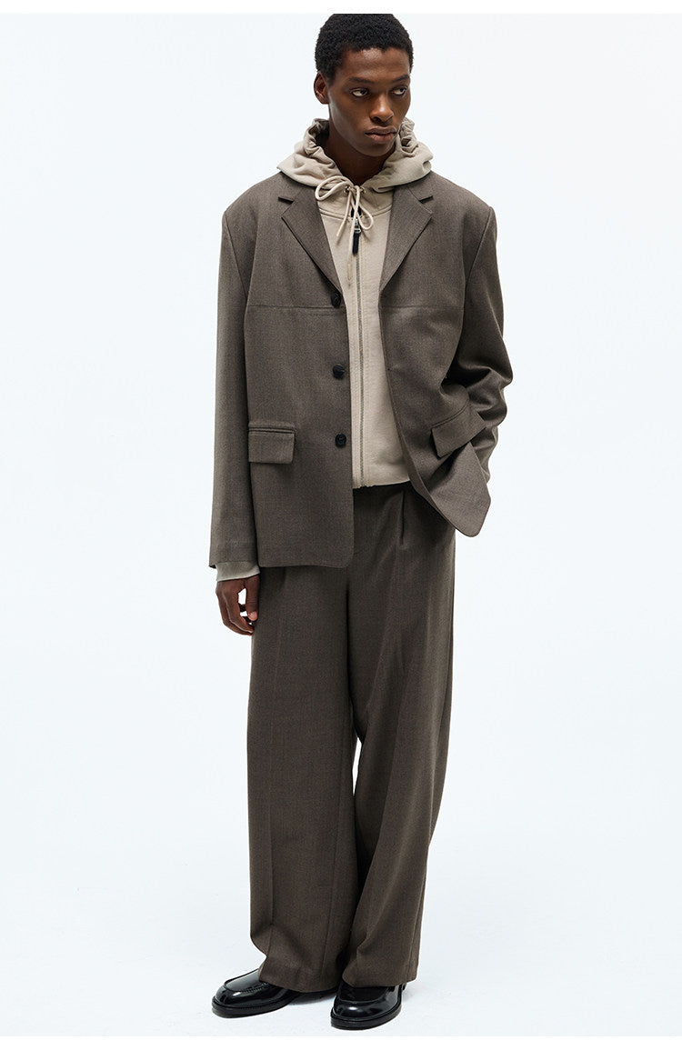 Notch Lapel Casual Jacket