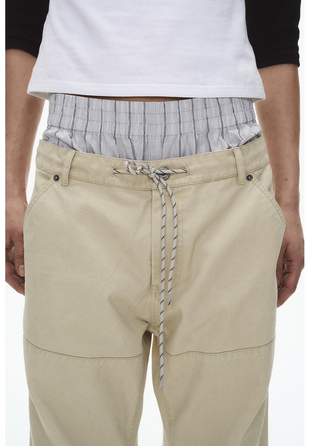 Microfleece Loose-Fit Casual Pants