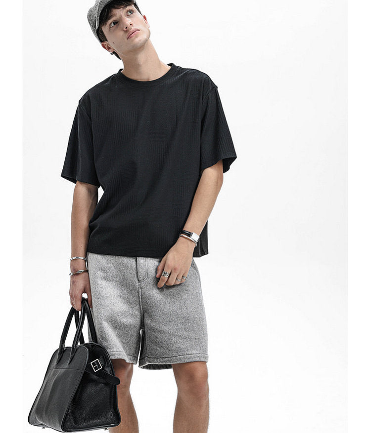 Basic and Simple Round-Neck T-Shirt
