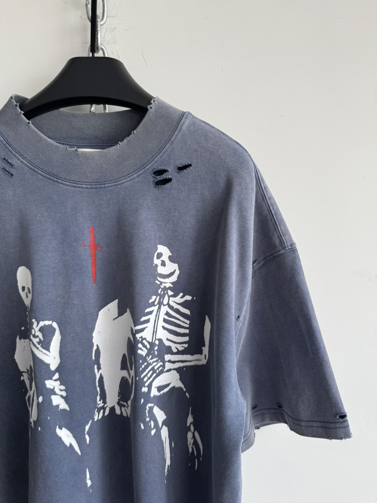 Heavy Damage Washed Wide Edge T-Shirt