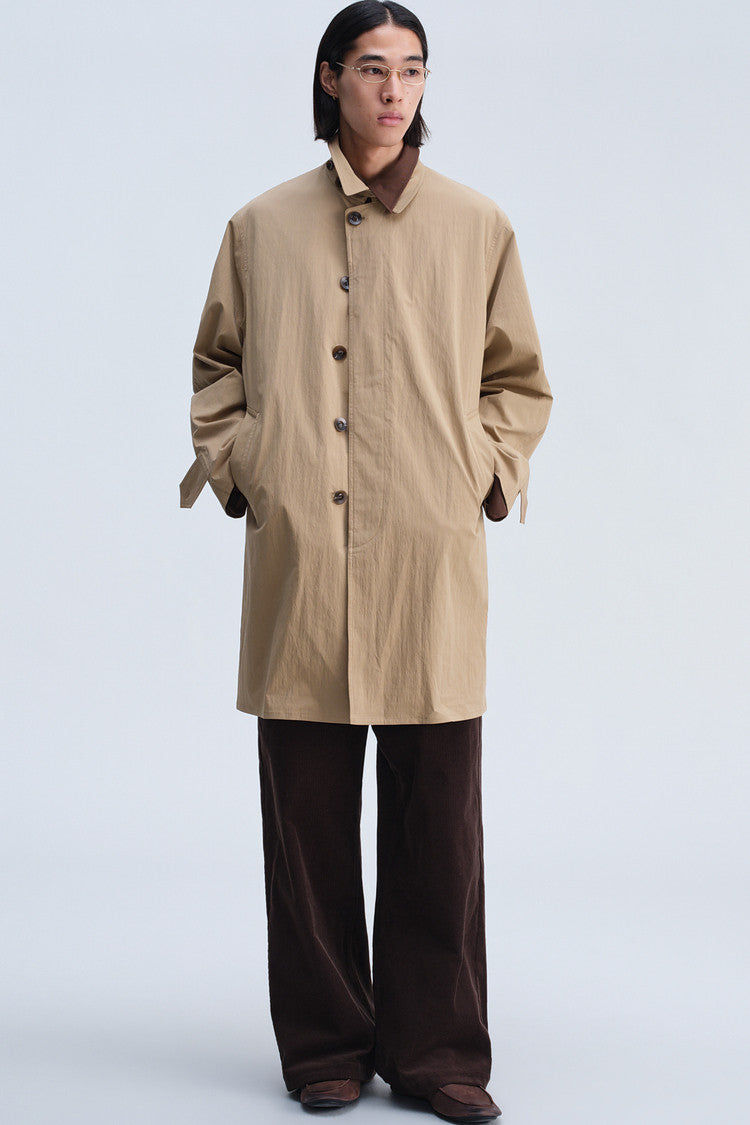 Mid-Length Casual Trench Coat