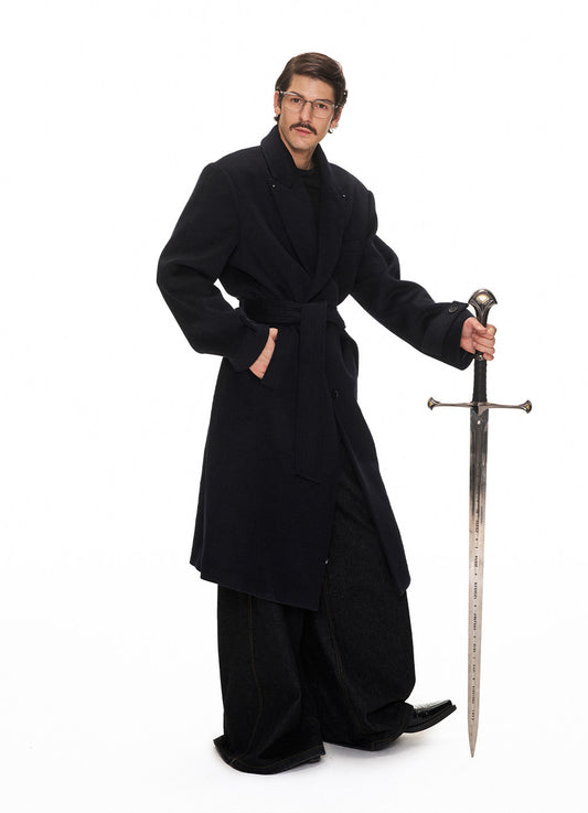 Unisex Wool Long Coat