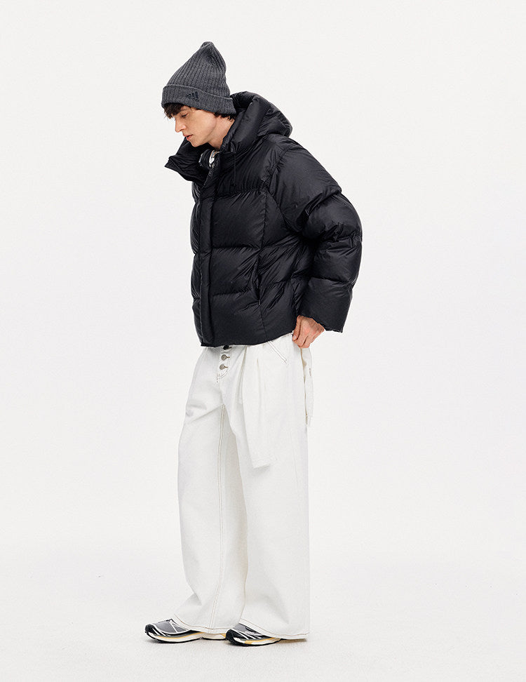 Warm Lightweight Down Jacket with Hood