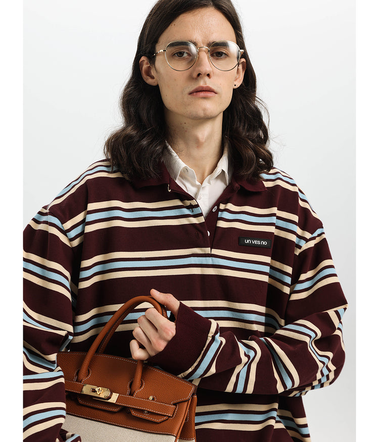 Retro College Polo Shirt